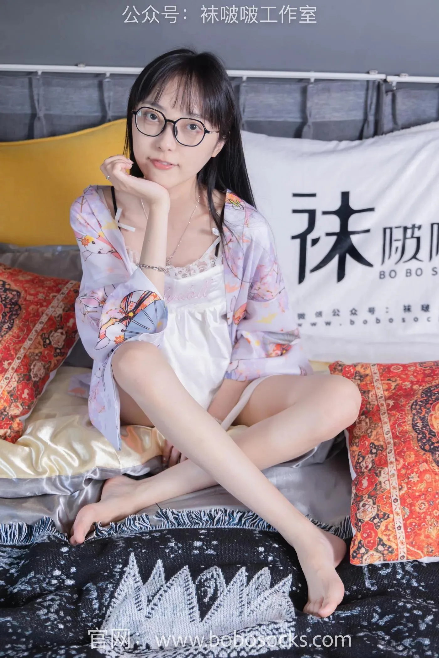 [BoBoSocks袜啵啵]NO.112 稚予-人字拖、肉丝 [140P]插图9